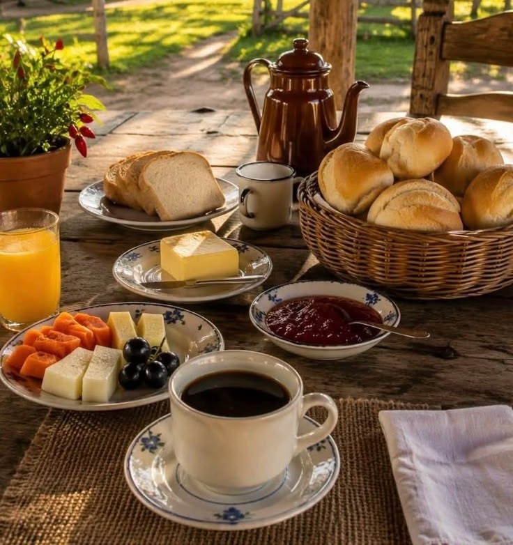 Café da manhã dos noivos